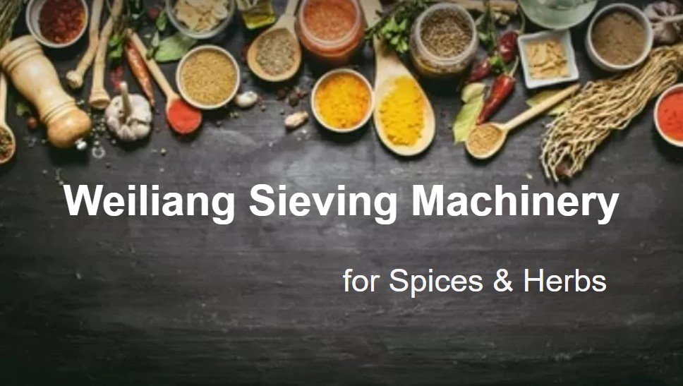 spice herbs sieving machine